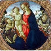 JACOPO del SELLAIO Madonna and Child with Infant, St. John the Baptist and Attending Angel USA oil painting artist
